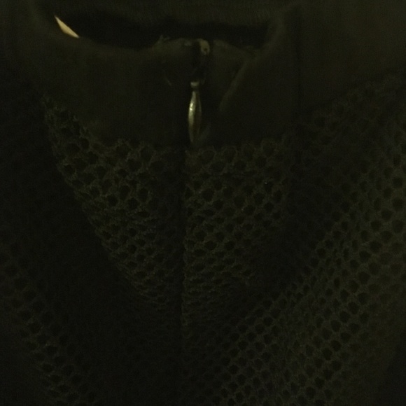 Small Blush Noir Black Mesh Skirt - Picture 5 of 5